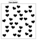 Double Hearts 2 piece Stencil Design - SVG FILE ONLY