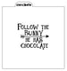 Follow the Bunny Stencil Design - SVG FILE ONLY
