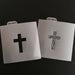 Wooden Cross 2 Piece Stencil Set - SVG FILE ONLY