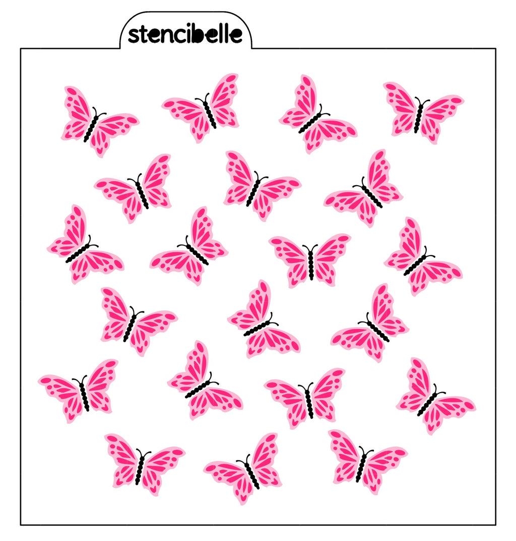 Butterflies Stencil Design  - SVG FILE ONLY
