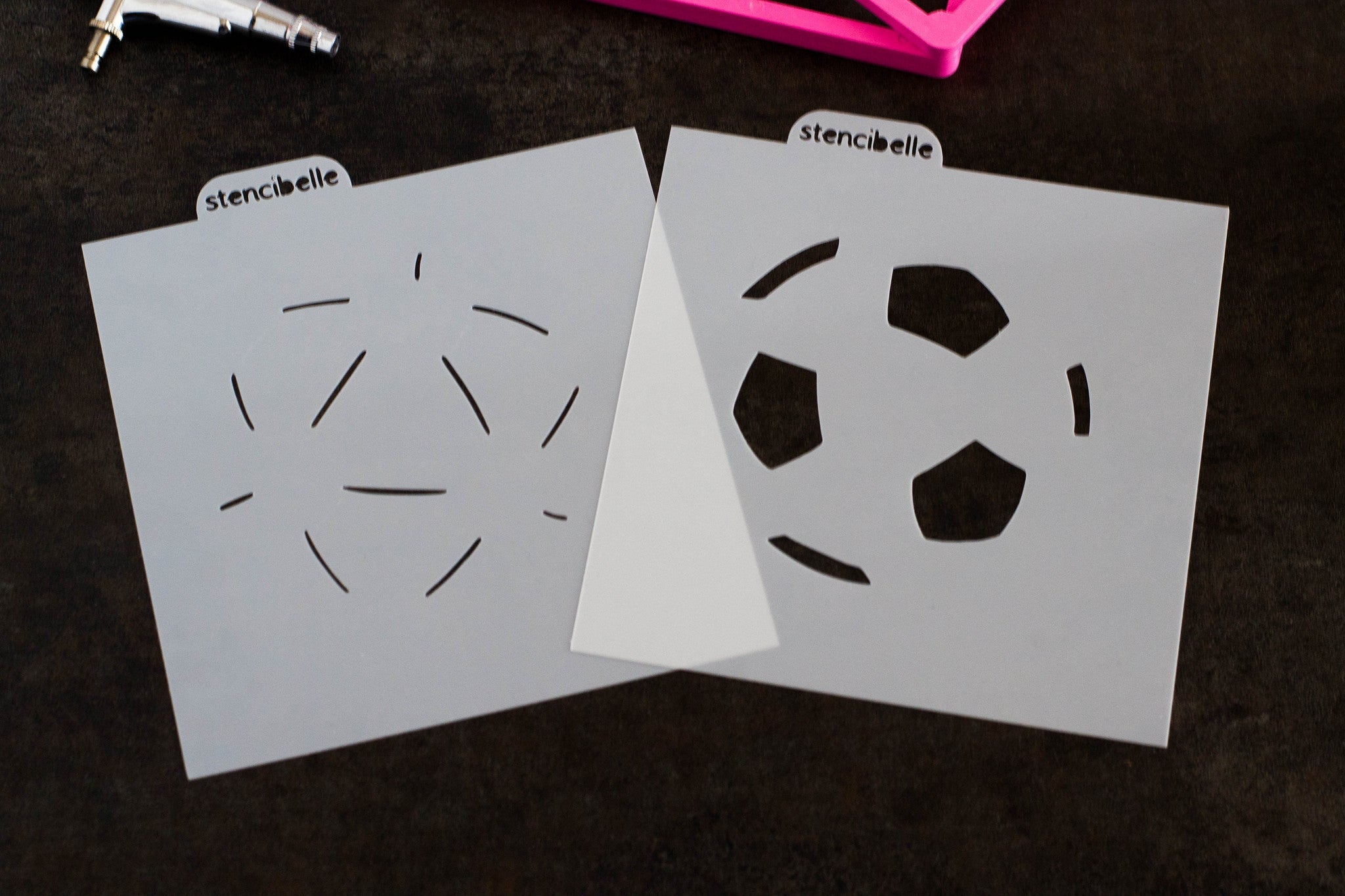 Soccer Ball Stencil Design SVG FILE ONLY Stencibelle soccer-ball-stencil-design-svg-file-only-stencibelle