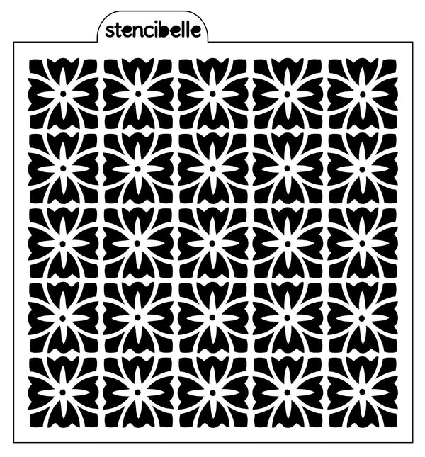 Poolside Lattice Stencil Design - SVG FILE ONLY