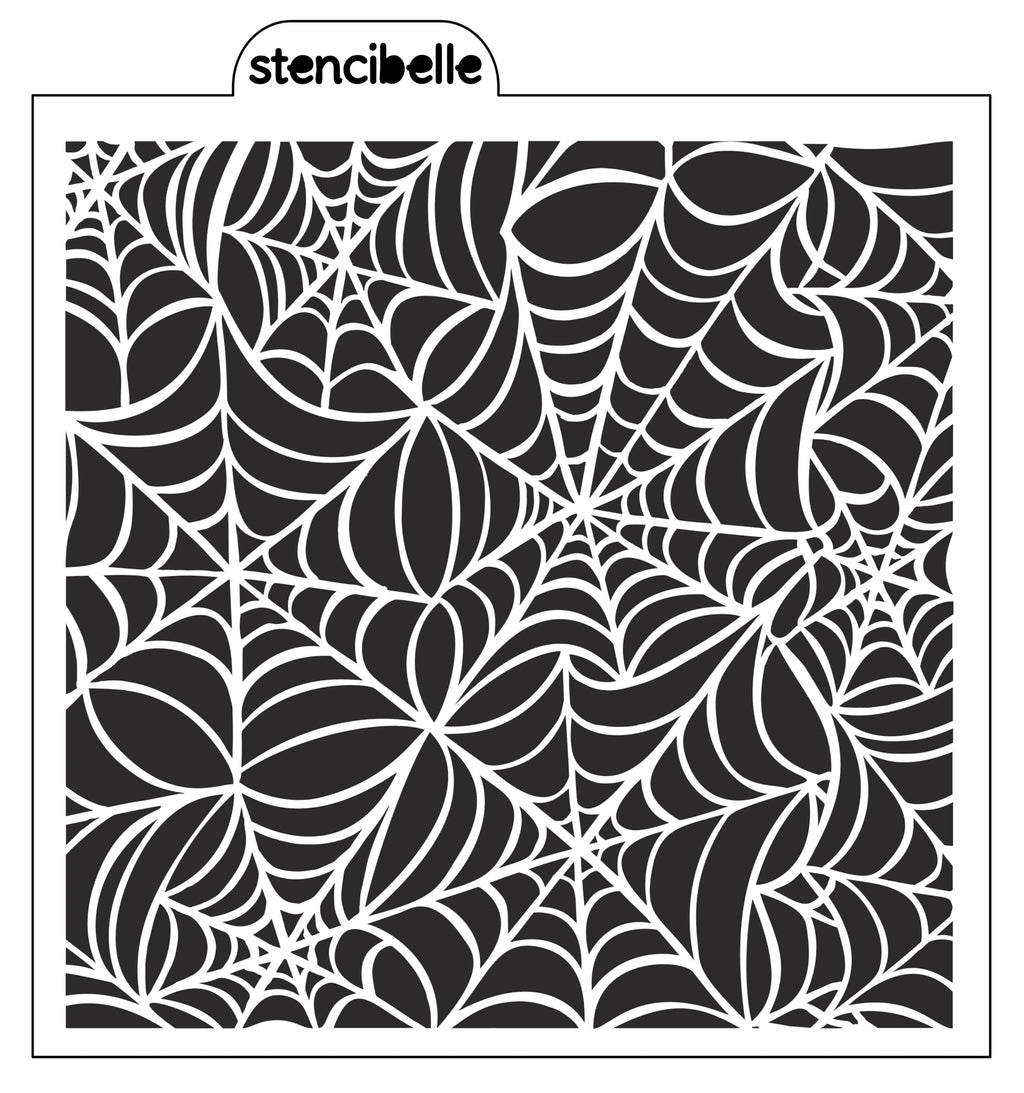 Reverse Spider Web Stencil Design - SVG FILE ONLY