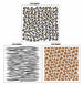 Animal Print Stencil Design 4 pc Pack - SVG FILE ONLY