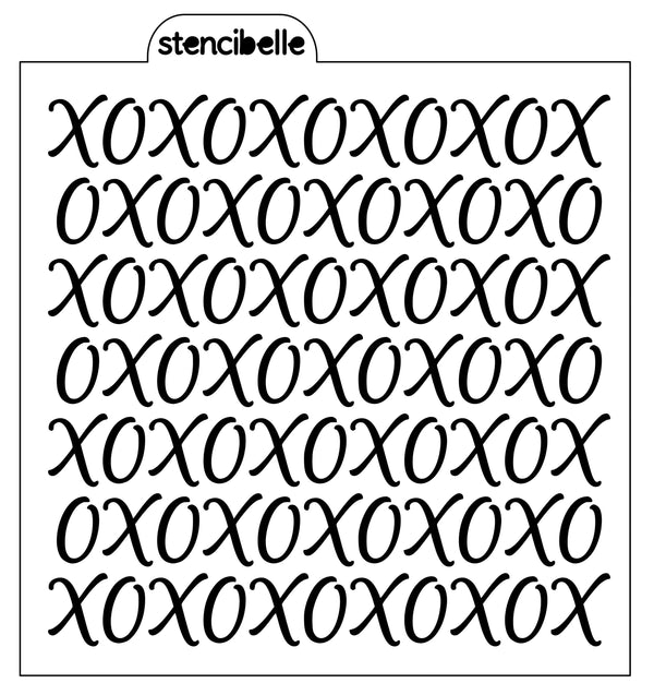 XOXO Stencil Design - SVG FILE ONLY