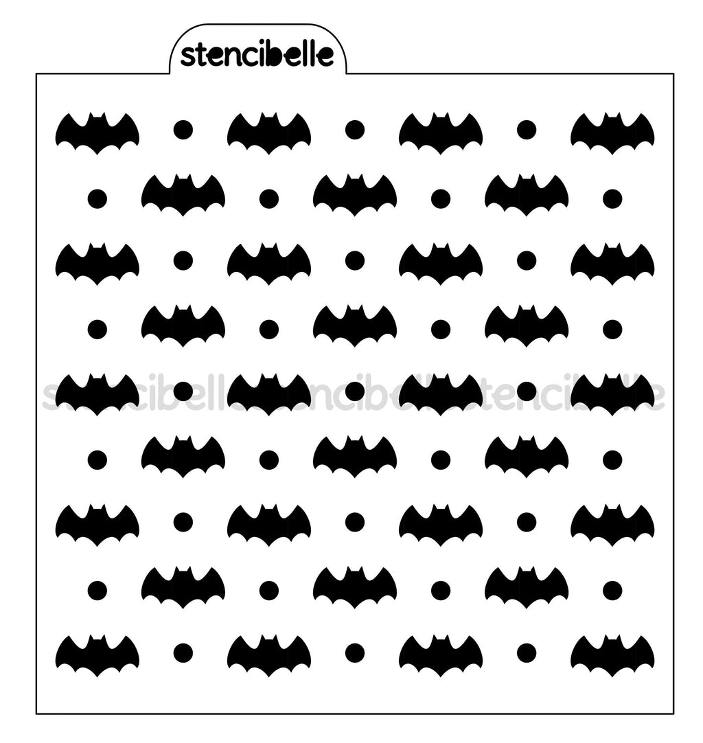 Halloween Polka Dot Stencil Designs - 2 pack - SVG FILE ONLY