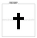 Wooden Cross 2 Piece Stencil Set - SVG FILE ONLY