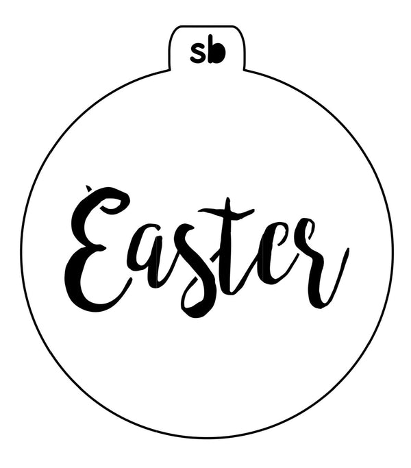 Mini Easter Word Stencil Design - SVG FILE ONLY