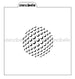 Golf Ball Stencil Design - SVG FILE ONLY - 2 sizes included