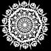 Halloween Mandala Stencil Design - SVG FILE ONLY
