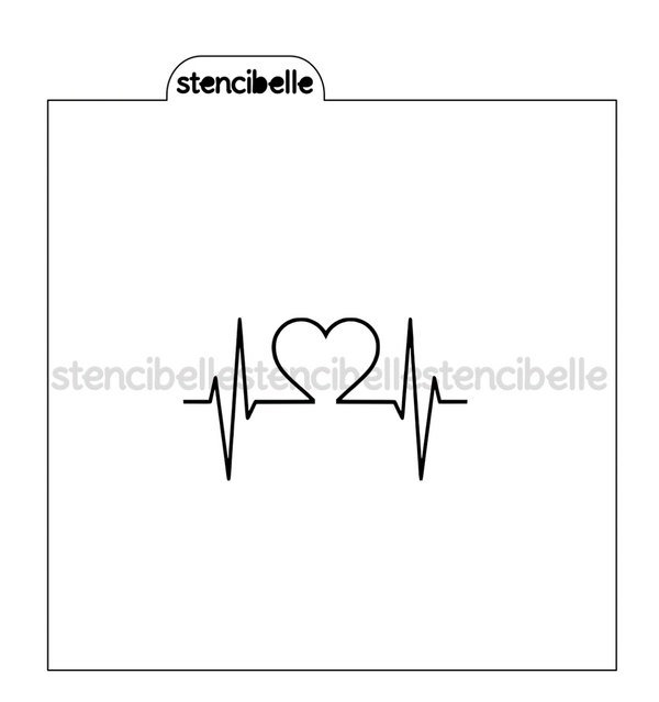 Whimsical Heart Stencil Design - SVG FILE ONLY