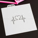 Heartbeat Stencil Design - SVG FILE ONLY
