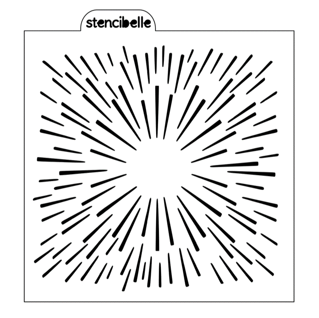 Firework Stencil Design - SVG FILE ONLY