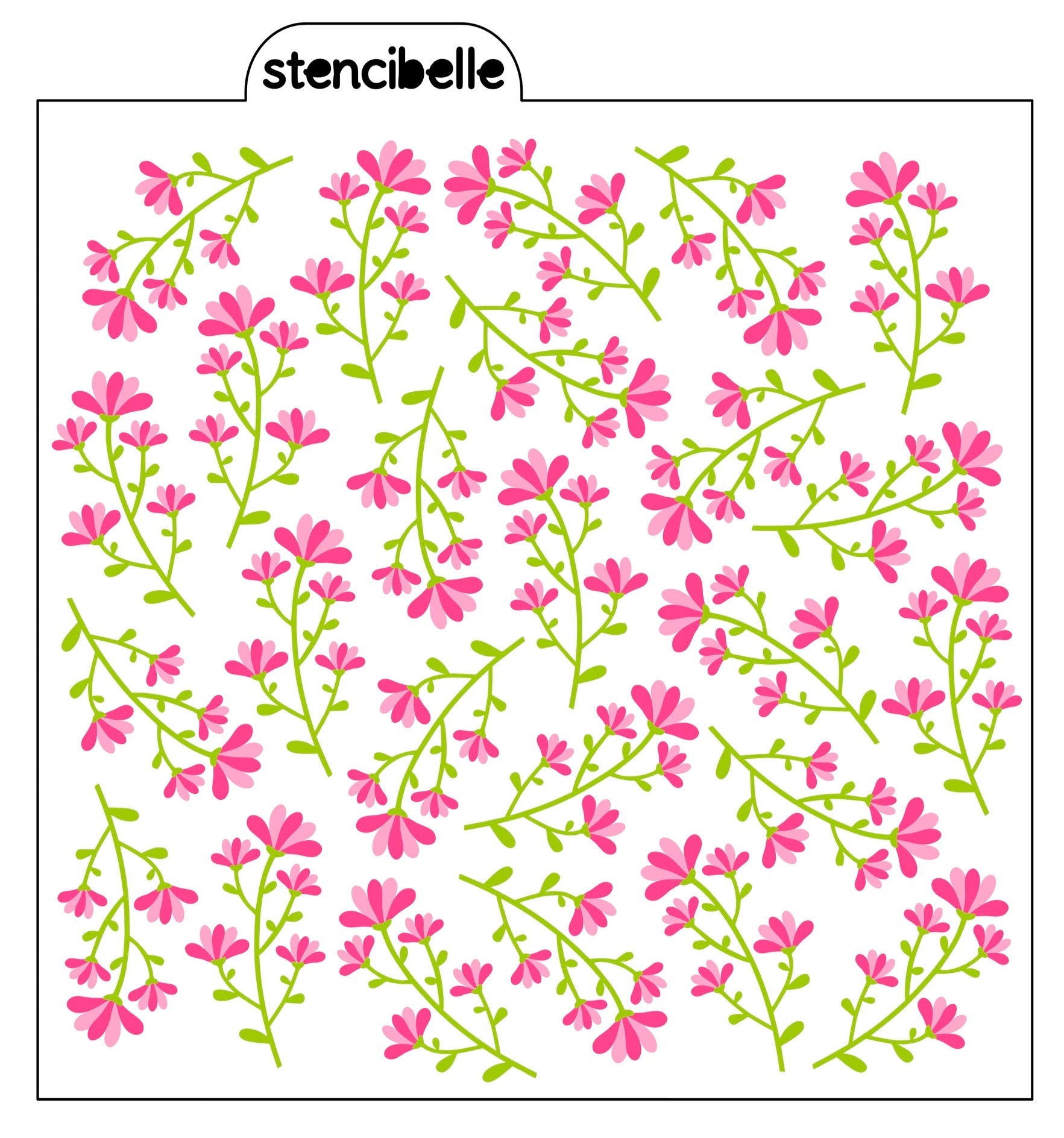 lily flower stencil Lily Flowers Stencil Design
