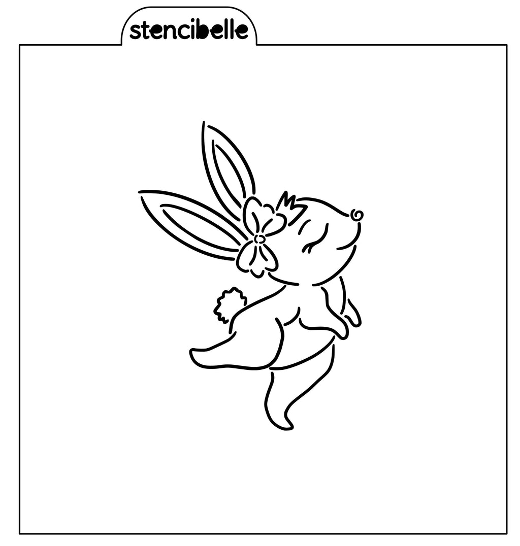 PYO Lola the Dancing Bunny Stencil Design - SVG FILE ONLY