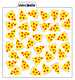 Pizza / Pie 3 piece Stencil Design - SVG FILE ONLY