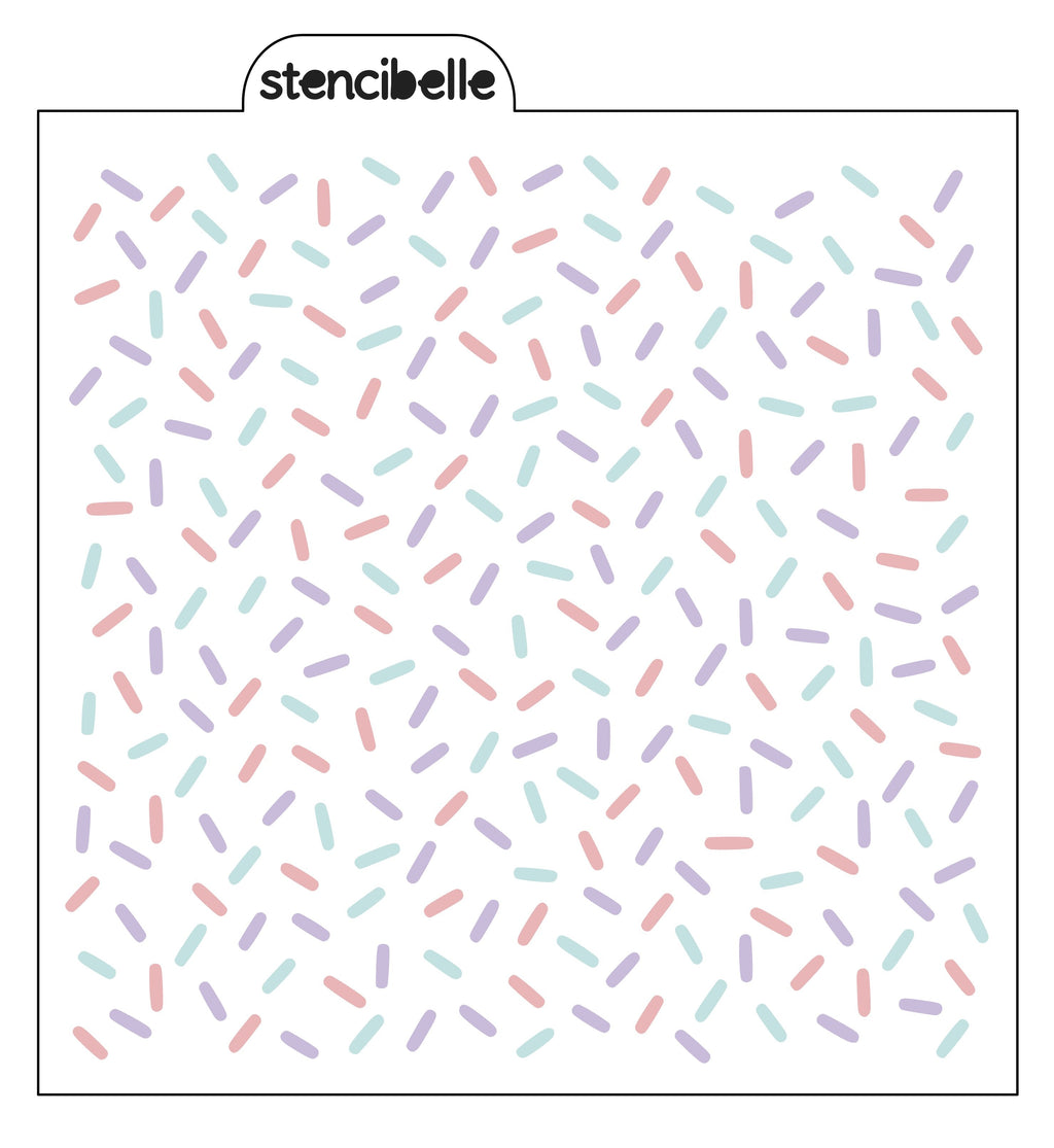 Sprinkles 3 Piece Stencil Design - SVG FILE ONLY
