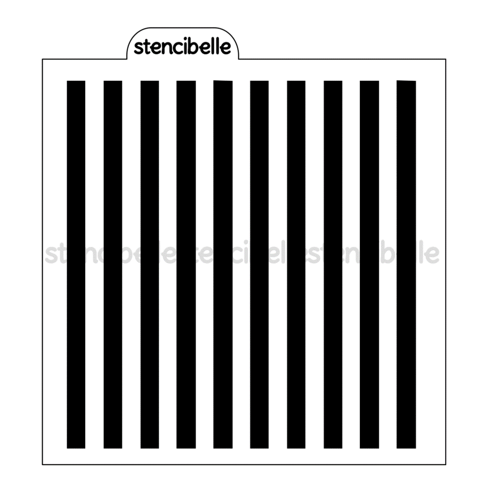 Regular Stripe Stencil Design - SVG FILE ONLY
