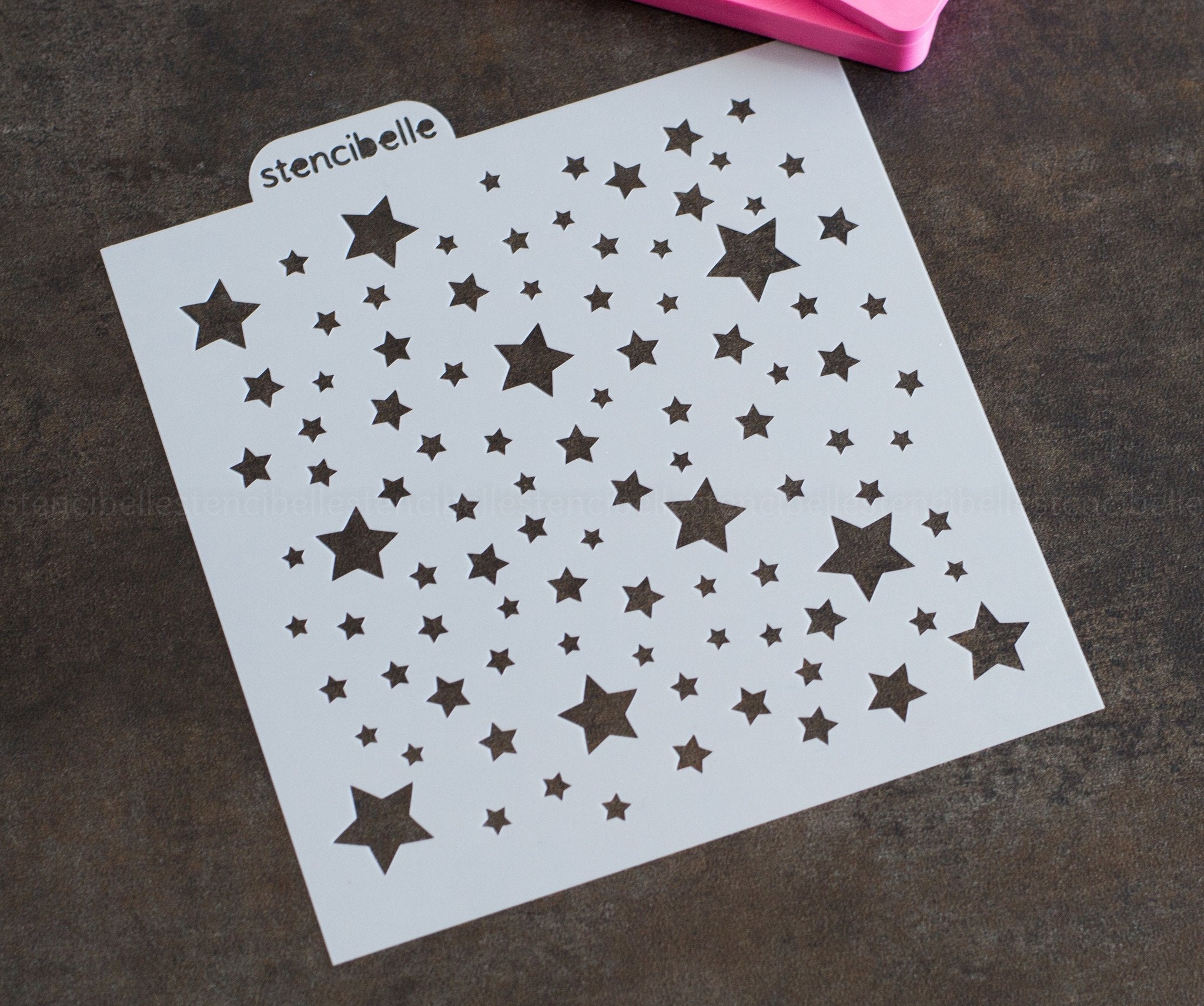 Wholesale BENECREAT Twinkle Star Stencils 15.6x15.6cm Five-pointed