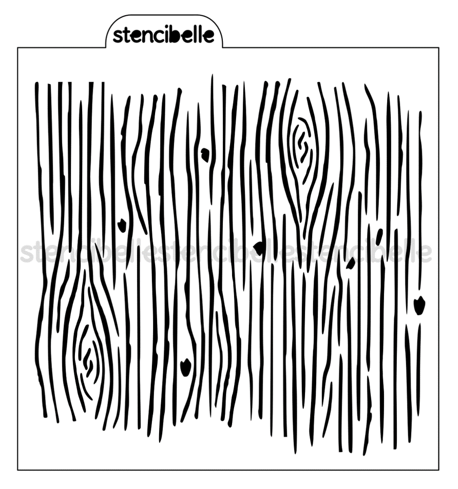Wood Grain Stencil Design - SVG FILE ONLY